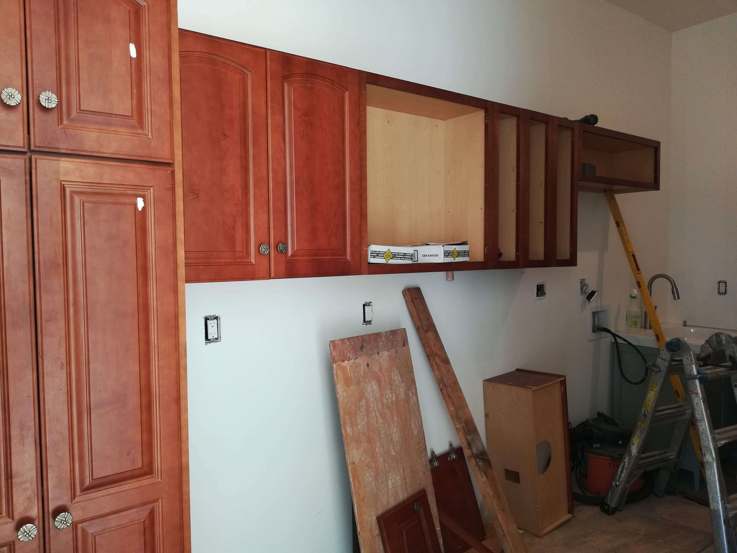 Custom Cabinet Work Installation And Painting El Cerrito Home